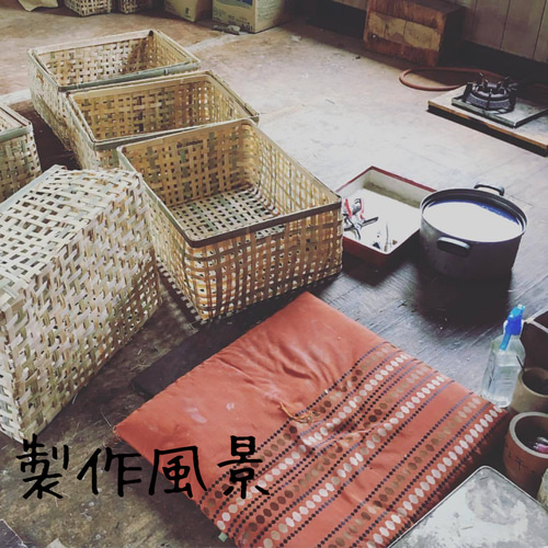 中蓋付きつづら小物入れ フリーボックス・小物入れ 野原竹細工 通販