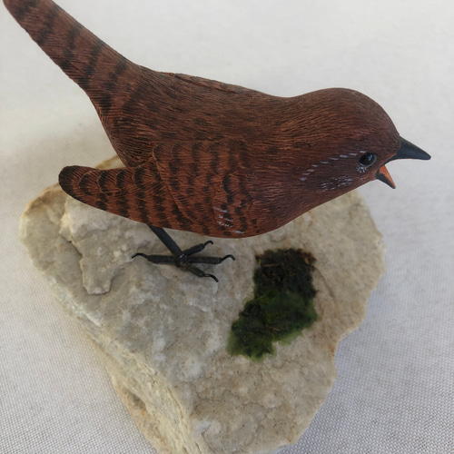 ミソサザイ（バードカービング） その他置物 たっつん 通販