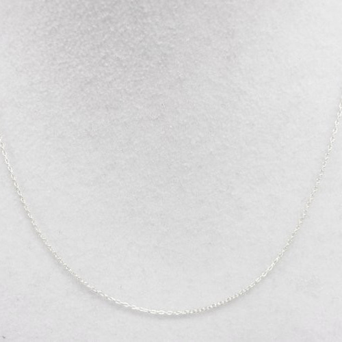 丸あずき18金ネックレスチェーン ホワイトゴールド【K18WG】レディース