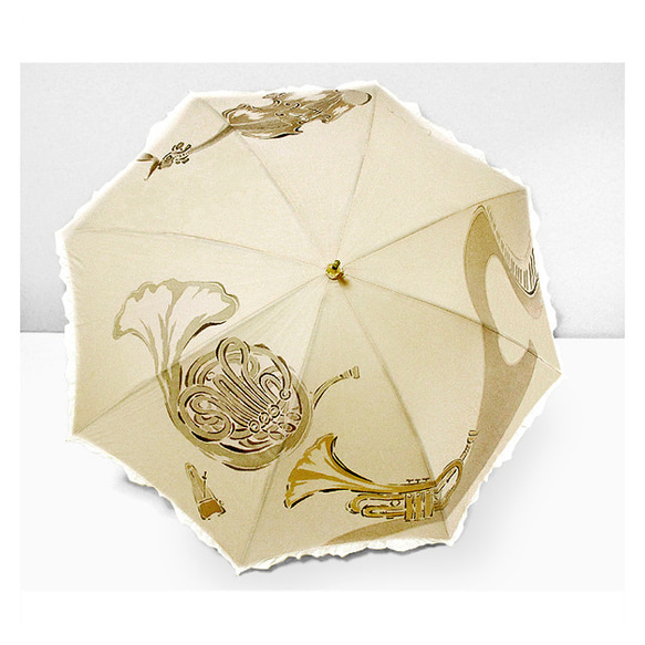 新品】Vintage涼感傘ベージュ色日本製 【公式通販】