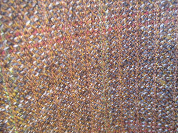 男物ウール着物地から作った　サッと羽織れるコート。 10枚目の画像