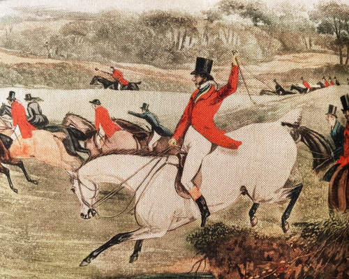 エルメス フィニッシュ馬と騎手のイラスト クッション レア！エルメス