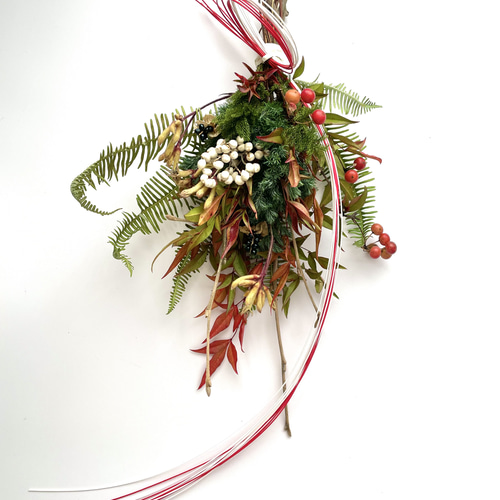 Creema限定］お正月飾り＊ドライフラワースワッグ＊ リース Florist