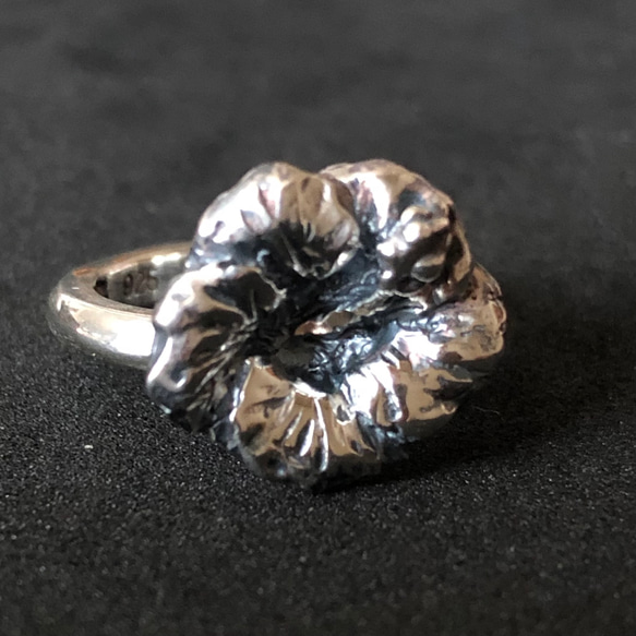 Hibiscus/ハイビスカス/花のリング/シルバーリング 指輪・リング
