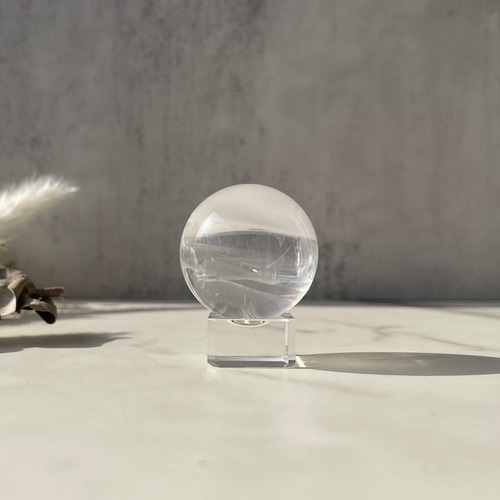 Girasol マダガスカル産【ジラソル／クォーツ 水晶】スフィア（φ39mm