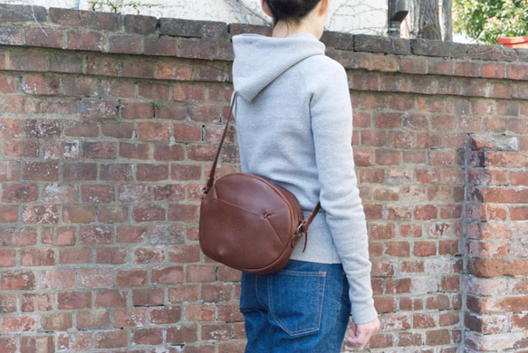 [ワケありな逸品]ショルダーバッグ niwr ［ブラウン］ 9枚目の画像