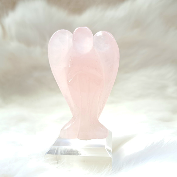 恋と癒し ～天使の祈り 〜 ローズクォーツ ～ ピンク 5枚目の画像