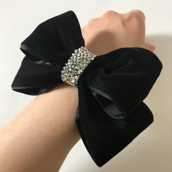 Amazon | [Ron-velk] リボン ヘアゴム ベロア ヘアアクセサリー