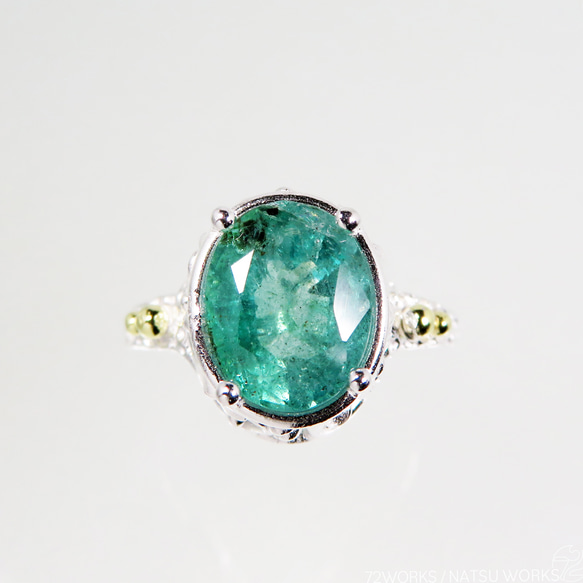 エメラルド リング / Emerald and 18k Ring 10枚目の画像