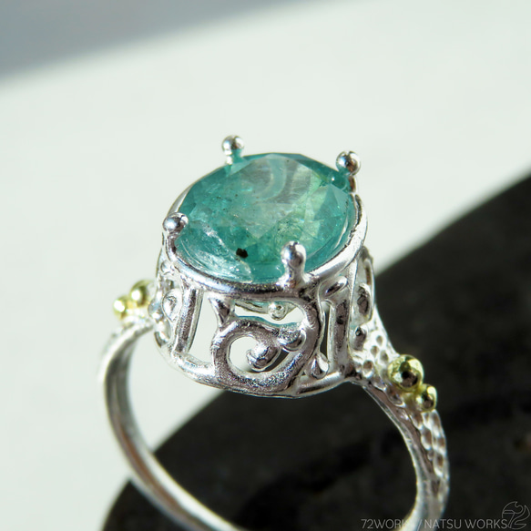 エメラルド リング / Emerald and 18k Ring 3枚目の画像