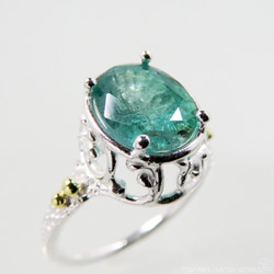 エメラルド リング / Emerald and 18k Ring 6枚目の画像