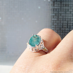 エメラルド リング / Emerald and 18k Ring 5枚目の画像