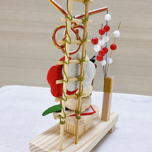 鏡餅&とら♡お正月② 迎春くまさん | 鏡餅になりきるシロクマさん 【受注生産】 | iichi