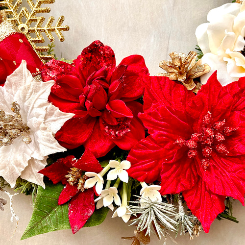 No.xmas-14473/特大クリスマスリース23-(11) 56cm/アーティフィシャル