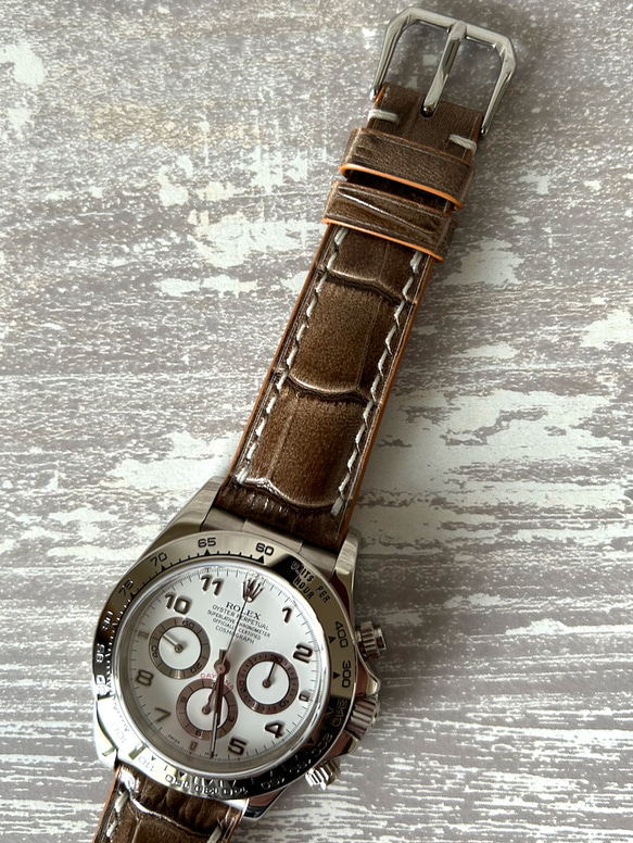 クロコダイルレザー「世界にひとつを作る楽しみ」～カスタムオーダーの時計ベルトをイスタンブールから～ 12枚目の画像