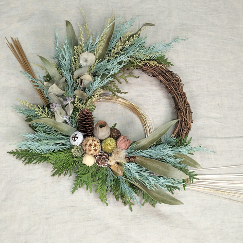 2WAYハーフリース＃12/クリスマスにも。正月飾りにも。春節にも