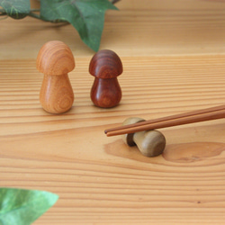キノコの箸置き　特別な3個セット　① 1枚目の画像