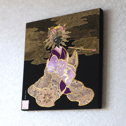 〈如蓮華在水　睡蓮　金彩〉　着物　アートパネル　〈Nyorengezaisui　SUIREN　Kinsai〉 4枚目の画像