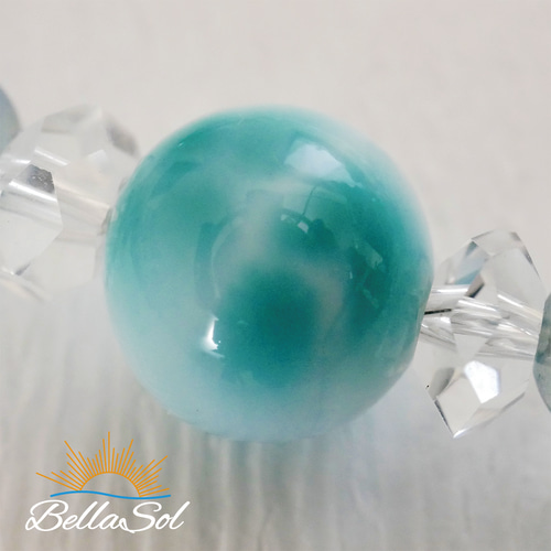 sunsun　ラリマーブレスレット✨ 天然ラリマーブレスレット 8.5mm [b861-8mm] | ブレスレット