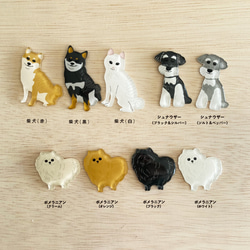 吹き出しがかわいい選べる愛犬キーホルダー「お名前入れられます」 3枚目の画像