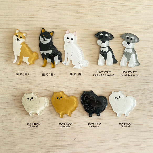 吹き出しがかわいい選べる愛犬キーホルダー「お名前入れられます」 3枚目の画像