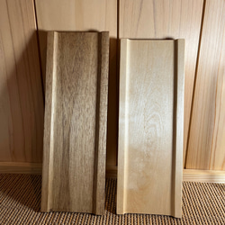 木製トレー２個セット 2枚目の画像
