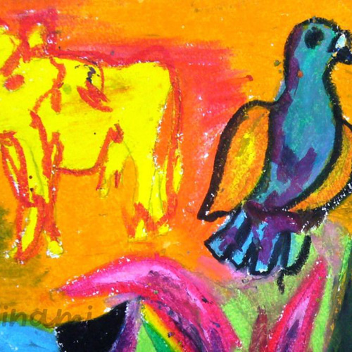 破壊と創造】思想や創造力を象徴するものであり、作家の原点であり初期