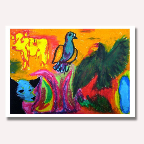 静物画作品証明書付き 破壊と創造】思想や創造力を象徴するものであり、作家の原点であり初期