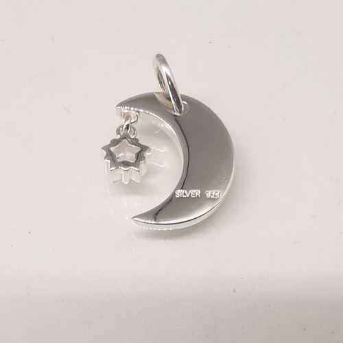 ハワイアンジュエリー 三日月 ムーン スター ネックレス シルバー925