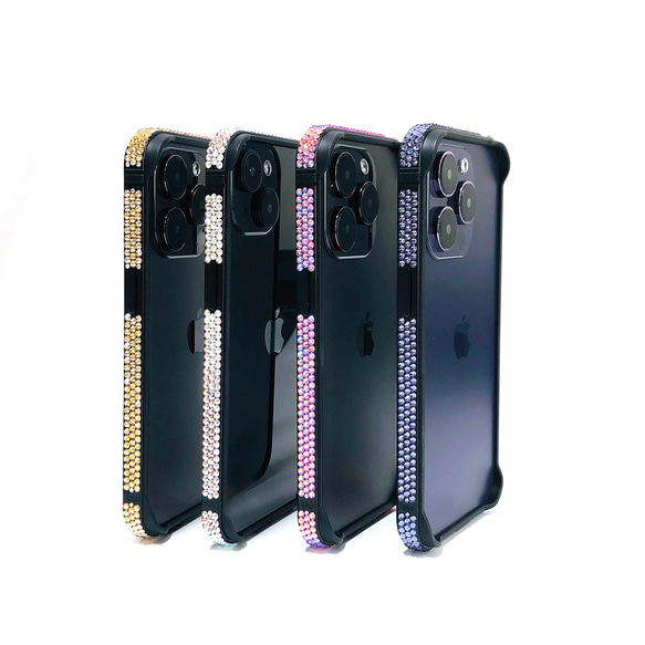 iphone 14 pro ケース クリスタルバンパーケース 5枚目の画像