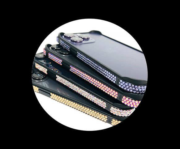 galaxy S23 plus ケース クリスタルバンパーケース