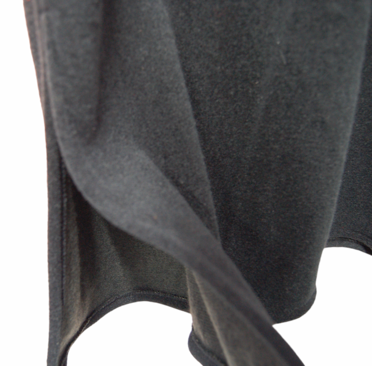 SSD フリース　ロングワンピース:ブラック