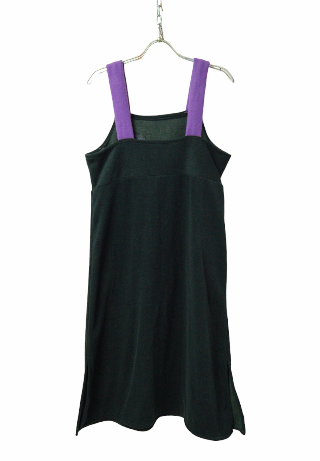 SSD フリース　ロングワンピース:ブラック