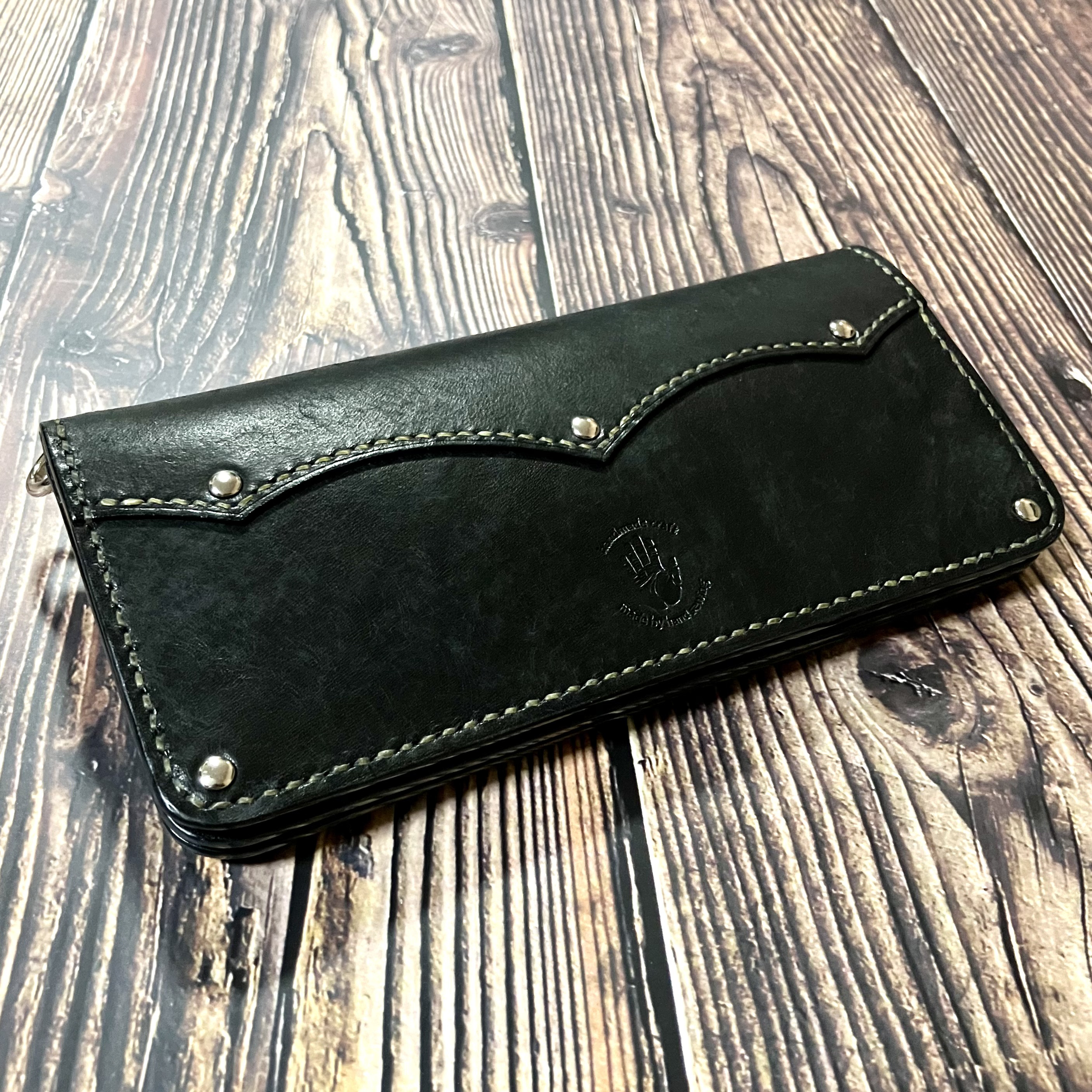 トラッカーウォレット ウエスタンルック TRUCKER WALLET(イタリアンレザー / マヤ ) バイカーズ