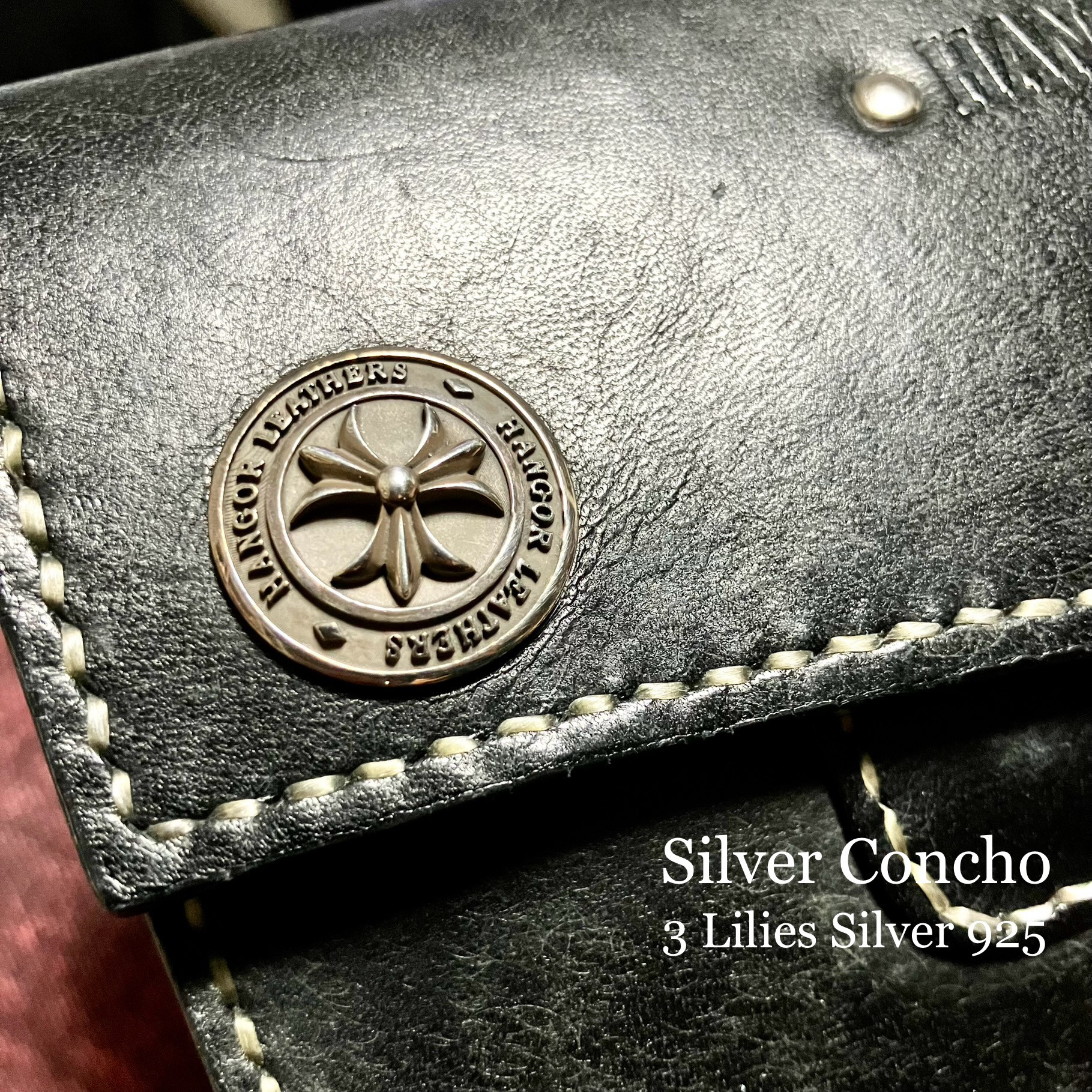 トラッカーウォレット ウエスタンルック TRUCKER WALLET(イタリアンレザー / マヤ ) バイカーズ