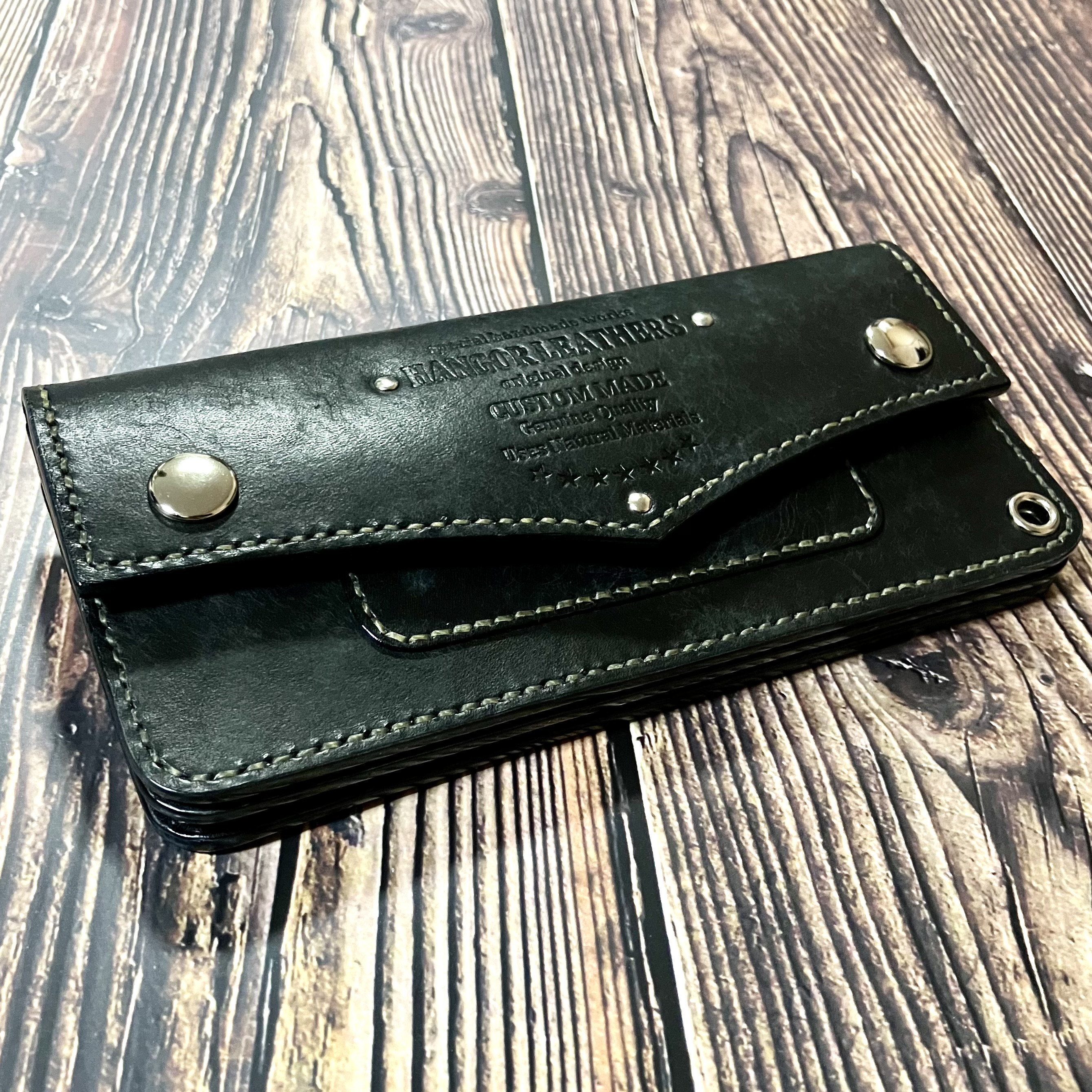 トラッカーウォレット ウエスタンルック TRUCKER WALLET(イタリアンレザー / マヤ ) バイカーズ