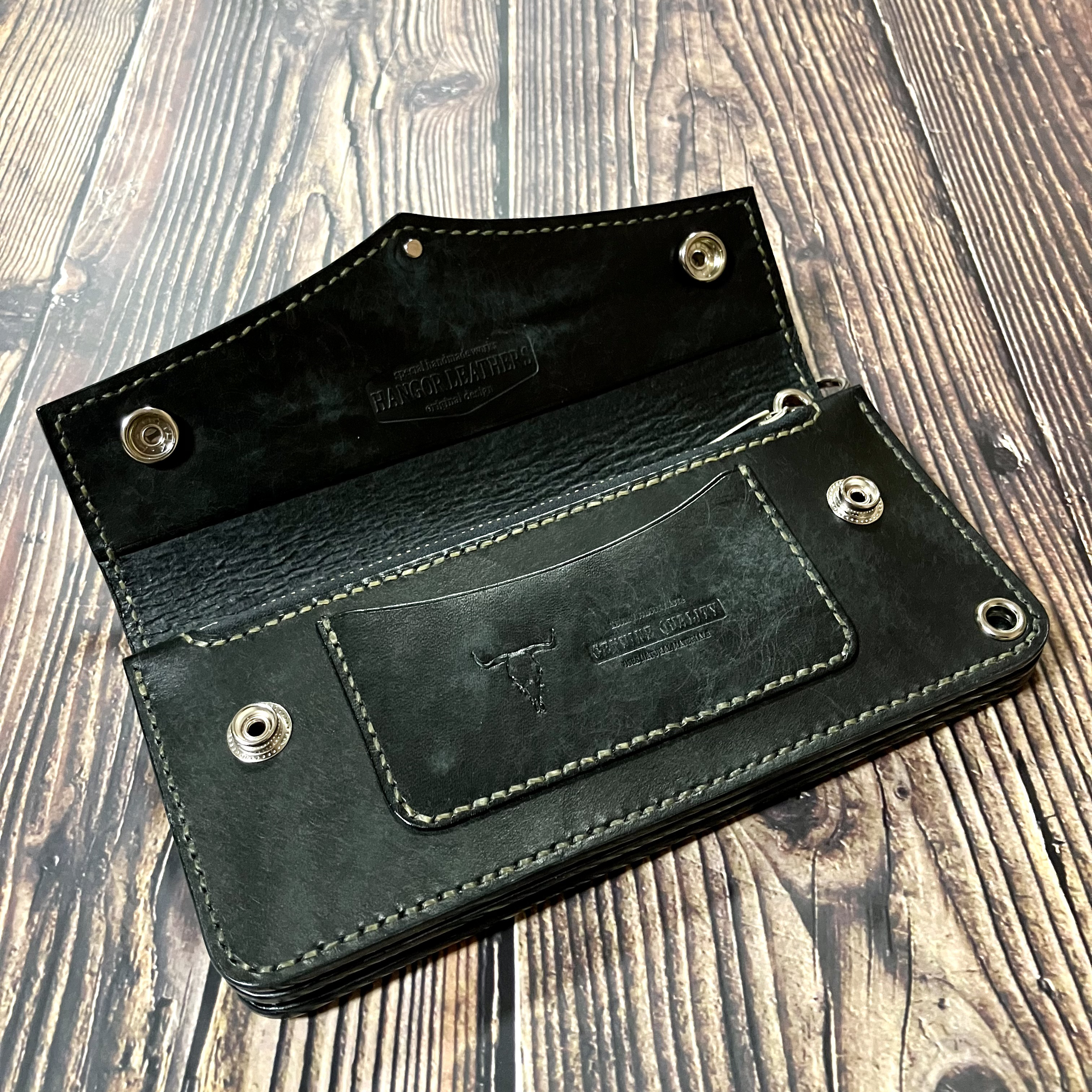 トラッカーウォレット ウエスタンルック TRUCKER WALLET(イタリアンレザー / マヤ ) バイカーズ