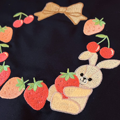 レッスンバッグ♡リバティ♡名入れ刺繍 名入れ×動物刺繍が可愛い／レッスンバッグ|リバティ|名入れ|刺繍