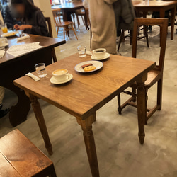 ひのきテーブル 無垢板 ろくろ足 ろくろ足ひのき100cm奥行約42㎝ カウンターテーブルカフェ