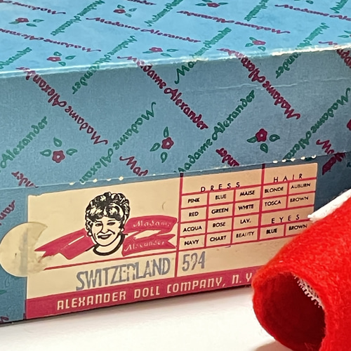 Madame Alexander】マダムアレクサンダードール SWITZERLAND Madame Alexander】マダムアレクサンダードール SWITZERLAND
