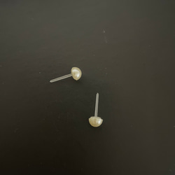 樹脂 ピアス セット パール ウエディング シリコン キャッチ 真珠 2枚目の画像