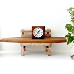 KATOMOKU alarm clock 7 ウォールナット km-100WA 5枚目の画像