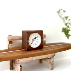 KATOMOKU alarm clock 7 ウォールナット km-100WA 4枚目の画像