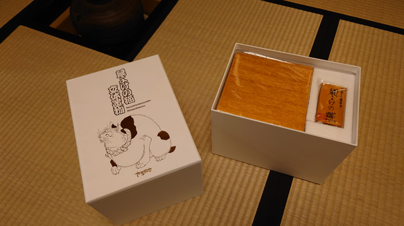 鼠よけの猫　立体置物【限定10点】 鼠よけの猫 木札