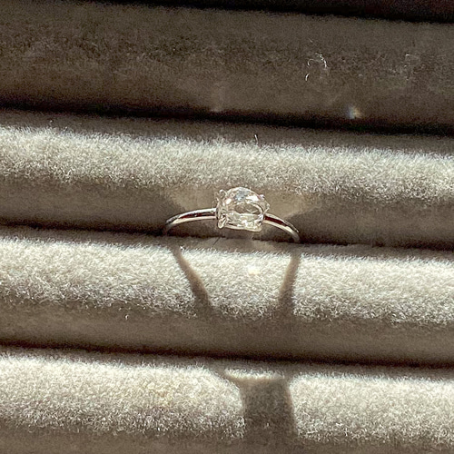 ハーキマーダイヤモンド SV925 リング アメリカ ニューヨーク