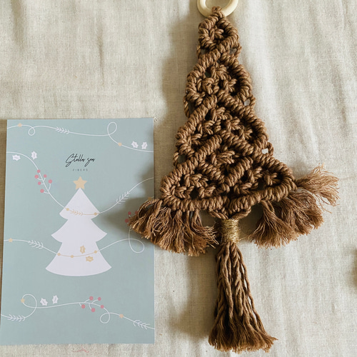 マクラメ ミニタペストリーツリー