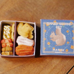 ミニチュア森のリスの焼き菓子ギフト 3枚目の画像