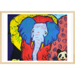 【即出荷】 ぞう（象） 国内 のおすすめ人気通販｜Creema(クリーマ) 絵画 絵画