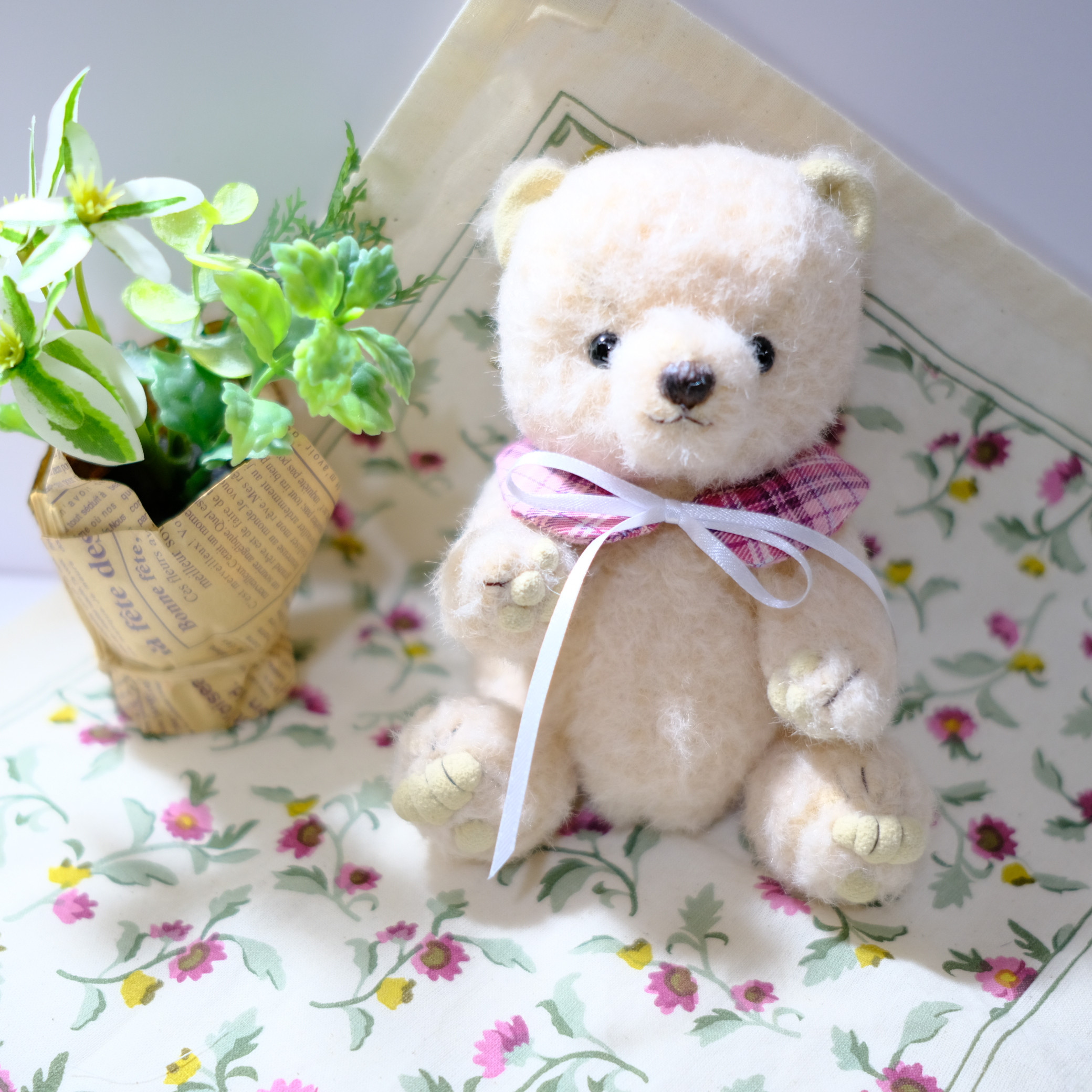 テディベア　ピーチ