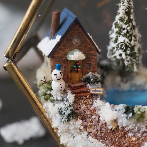 トーマスキンケード メインストリート ライトアップ ジオラマ 電飾